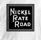 Nickel Plate Road T Shirt Vintage Logo WHITE Railroad T Shirt Train T Shirt Vintage Logo T Shirt