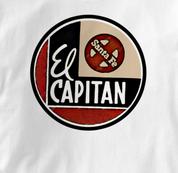 Santa Fe T Shirt El Capitan WHITE Railroad T Shirt Train T Shirt El Capitan T Shirt