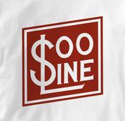 SOO Line T Shirt Railway Logo WHITE Railroad T Shirt Train T Shirt Railway Logo T Shirt